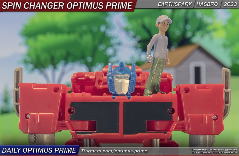 Daily Prime   Earthspark Spin Changer Optimus Prime Rolls Out  (2 of 14)